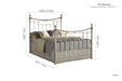 Bronte Double Bed White-1