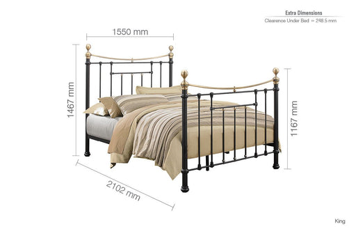 Bronte King Bed Black-1