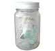 Butterfly Led Light Chain In Glass Jam Jar - Blue - Kozeenest