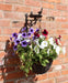 Cast Iron Hanging Basket Wall Bracket With Bird Feeder - Kozeenest