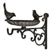 Cast Iron Hanging Basket Wall Bracket With Bird Feeder - Kozeenest