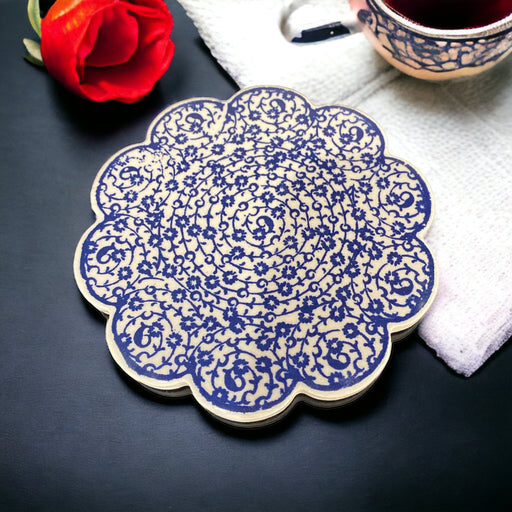 Ceramic Coaster Navy 11 cm - Kozeenest