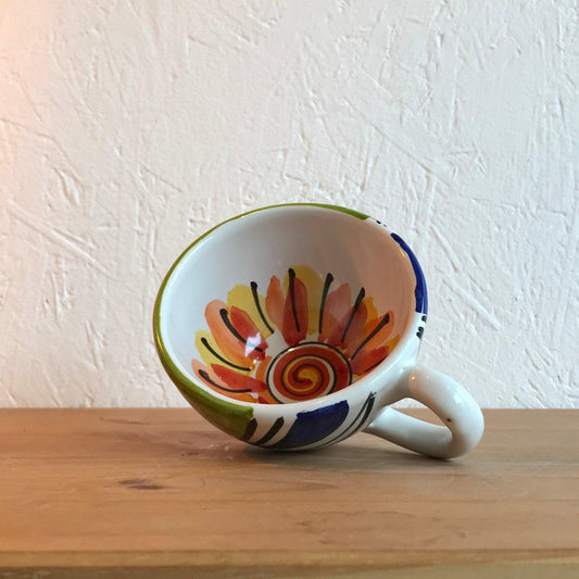 ceramic coffee cup - handmade in the Amalfi coast - Kozeenest
