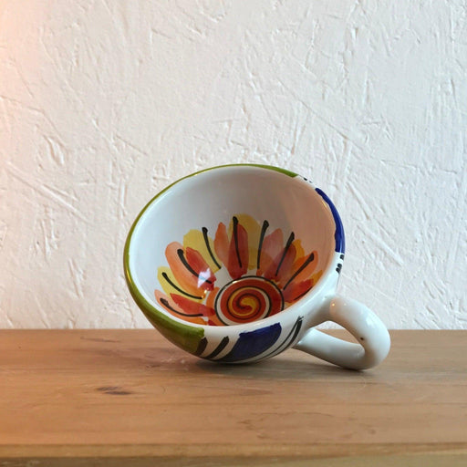 ceramic coffee cup - handmade in the Amalfi coast - Kozeenest