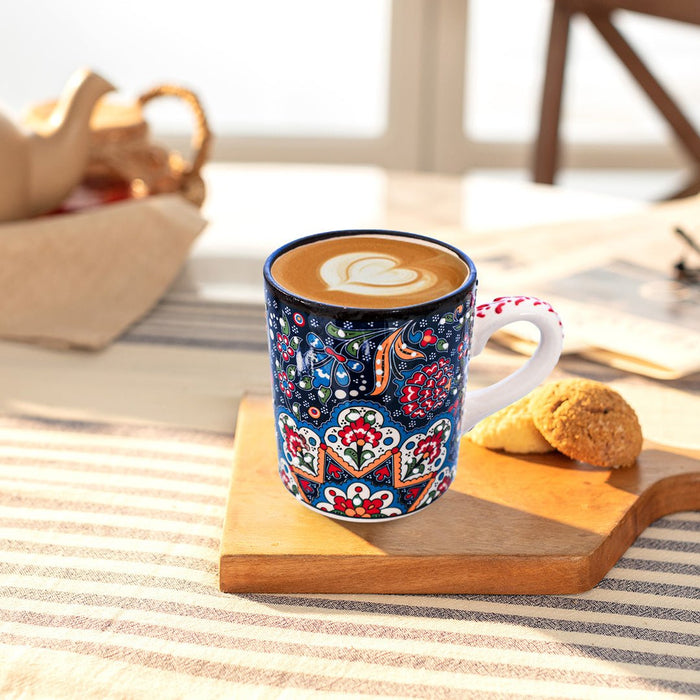 Ceramic Mug Tulip Navy 8cm - Kozeenest