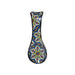 Ceramic Spoon Rest Flower Navy Black 24cm - Kozeenest