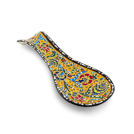 Ceramic Spoon Rest Tulip Yellow 24cm - Kozeenest