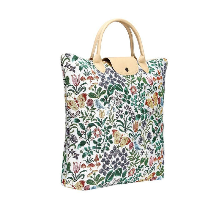 Charles Voysey Spring Flower - Foldaway Bag - Kozeenest