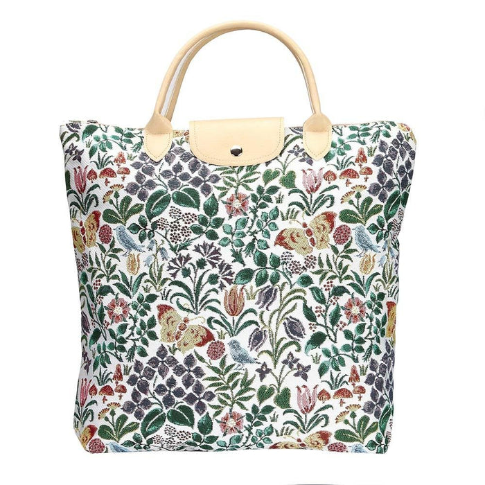 Charles Voysey Spring Flower - Foldaway Bag - Kozeenest