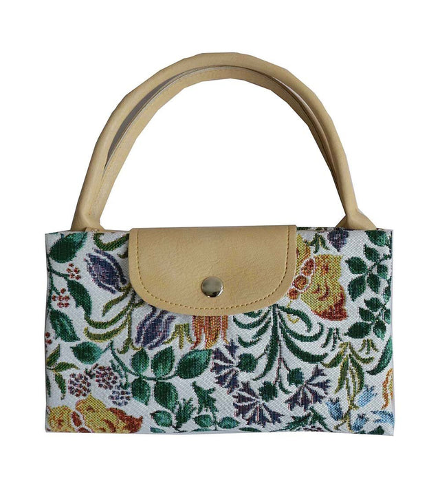 Charles Voysey Spring Flower - Foldaway Bag - Kozeenest