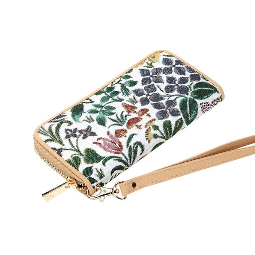 Charles Voysey Spring Flowers - Long Zip Purse - Kozeenest