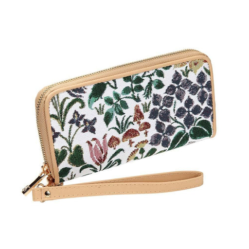 Charles Voysey Spring Flowers - Long Zip Purse - Kozeenest