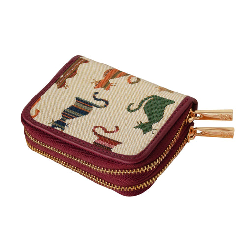 Cheeky Cat - Double Zip Purse - Kozeenest