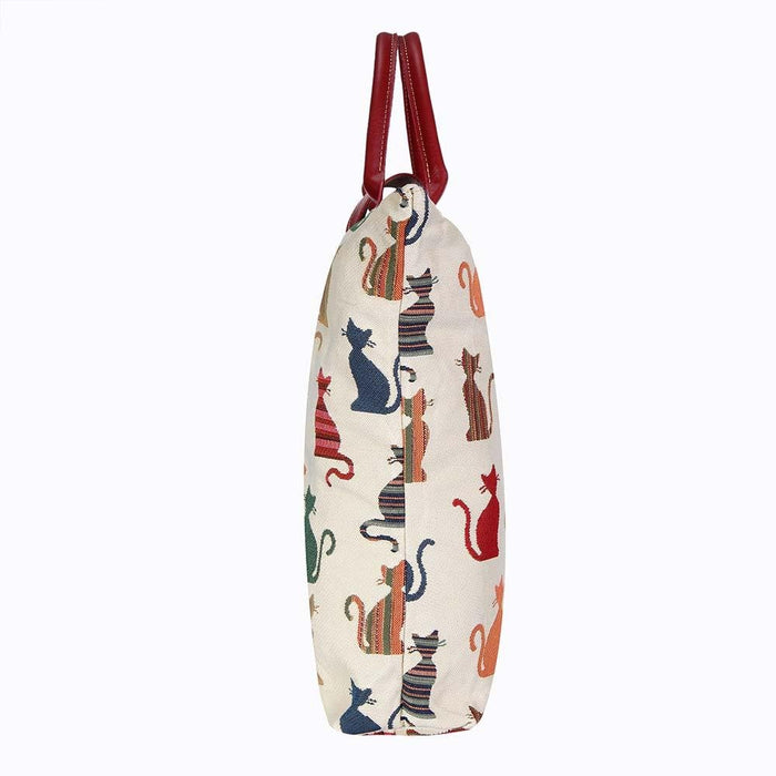 Cheeky Cat - Foldaway Bag - Kozeenest