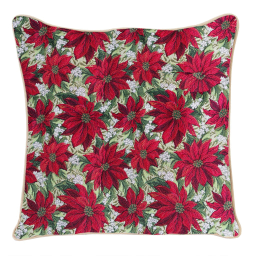 Christmas Poinsettias - Cushion Cover 45cm*45cm - Kozeenest