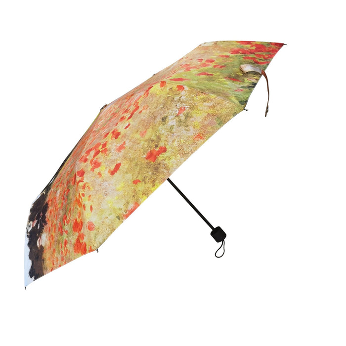 Claude Monet Poppy Field - Art Folding Umbrella - Kozeenest