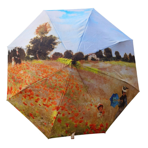 Claude Monet Poppy Field - Art Folding Umbrella - Kozeenest