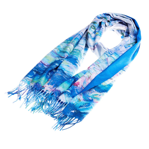 Claude Monet Water Lilies - Art Pashmina - Kozeenest