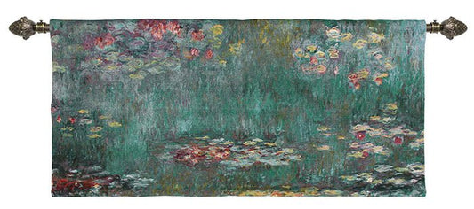 Claude Monet Water Lily - Wall Hanging 143cm x 69cm (120 rod) - Kozeenest