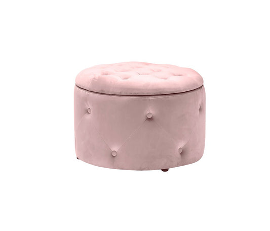 Cleo Storage Pouff Pink-0