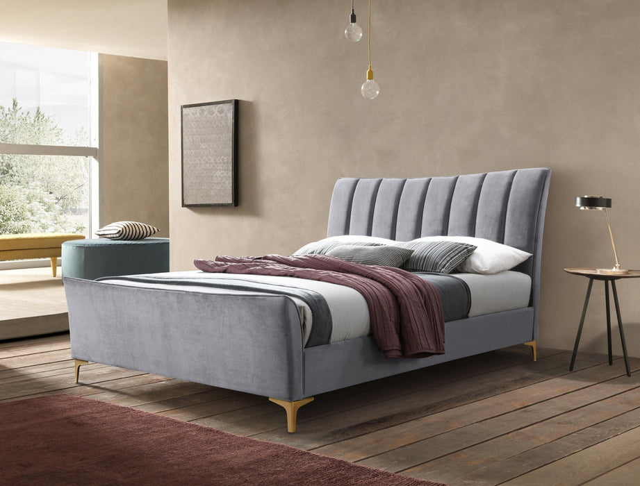 Clover Double Bed Grey-0