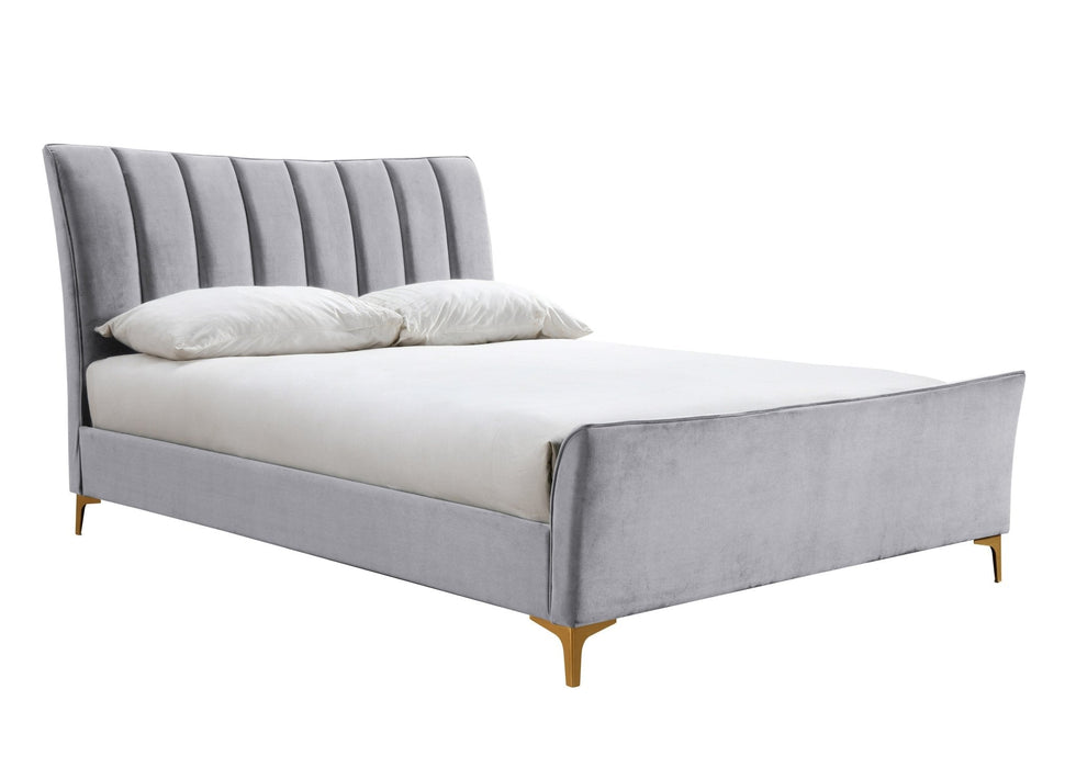 Clover King Bed Grey-2