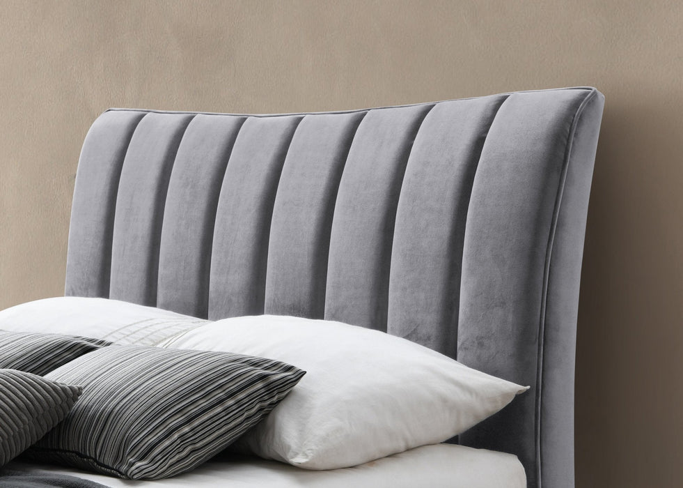 Clover King Bed Grey-11