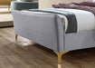 Clover King Bed Grey-10