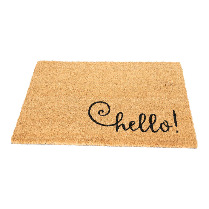 Coir Doormat Hello 40x60cm - Kozeenest