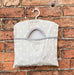 Cotton Peg Bag With Grey Hearts Design - Kozeenest