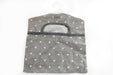 Cotton Peg Bag With Grey Hearts Design - Kozeenest