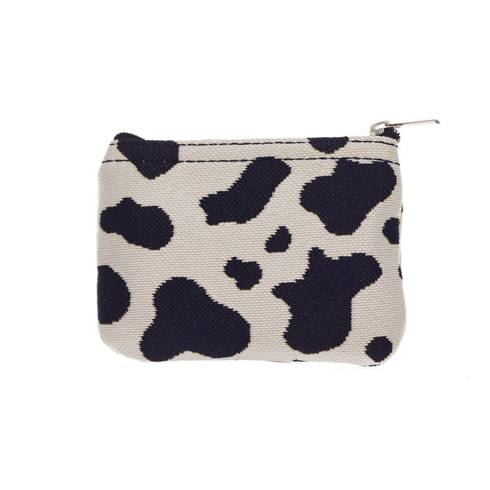 Cow Print - Zip Coin Purse - Kozeenest