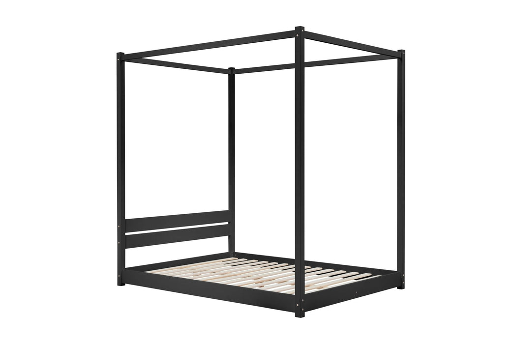 Darwin Four Poster Double Bed Black-5