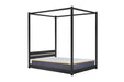 Darwin Four Poster Double Bed Black-3