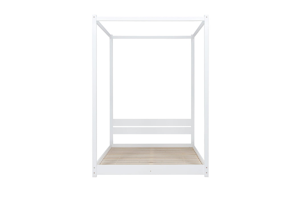 Darwin Four Poster King Bed White-6