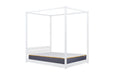 Darwin Four Poster King Bed White-2