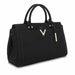 Dawson Black Vegan Laptop Bag-1