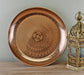 Decorative Copper Metal Tray With Etched Design - Kozeenest