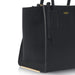 Demi Black Vegan Winged Tote Bag-5