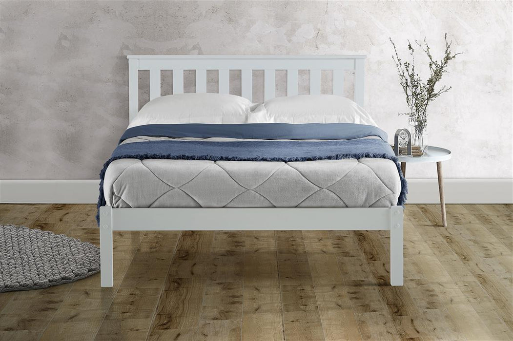 Denver King Bed White-5