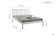 Denver Single Bed - White-6