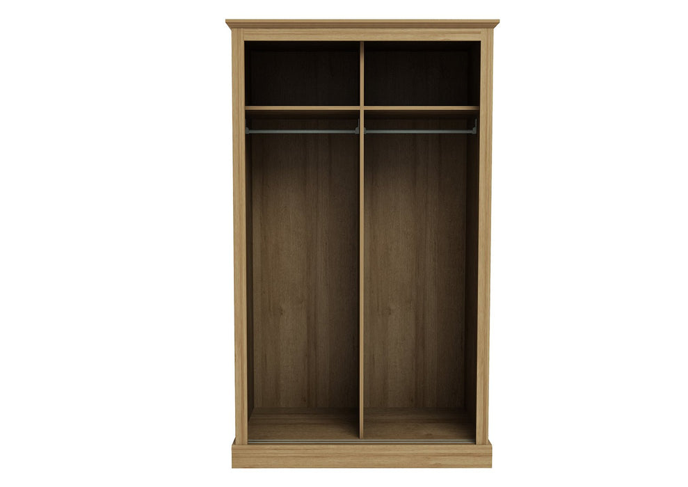 Devon 2 Door Sliding Wardrobe Oak-1