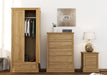 Devon 2 Door Wardrobe Oak-2