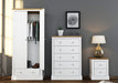 Devon 2 Door Wardrobe White-2