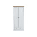 Devon 2 Door Wardrobe White-0