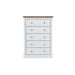 Devon 5 Drawer Chest White-0