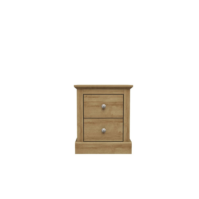 Devon Bedside Cabinet Oak-0