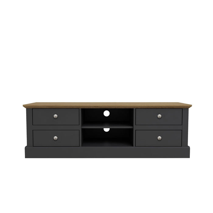 Devon TV Unit Charcoal-0