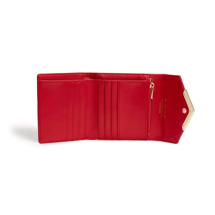 Diana Red Small Vegan Bifold Purse-1