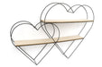 Double Heart Wall Shelf 83cm - Kozeenest